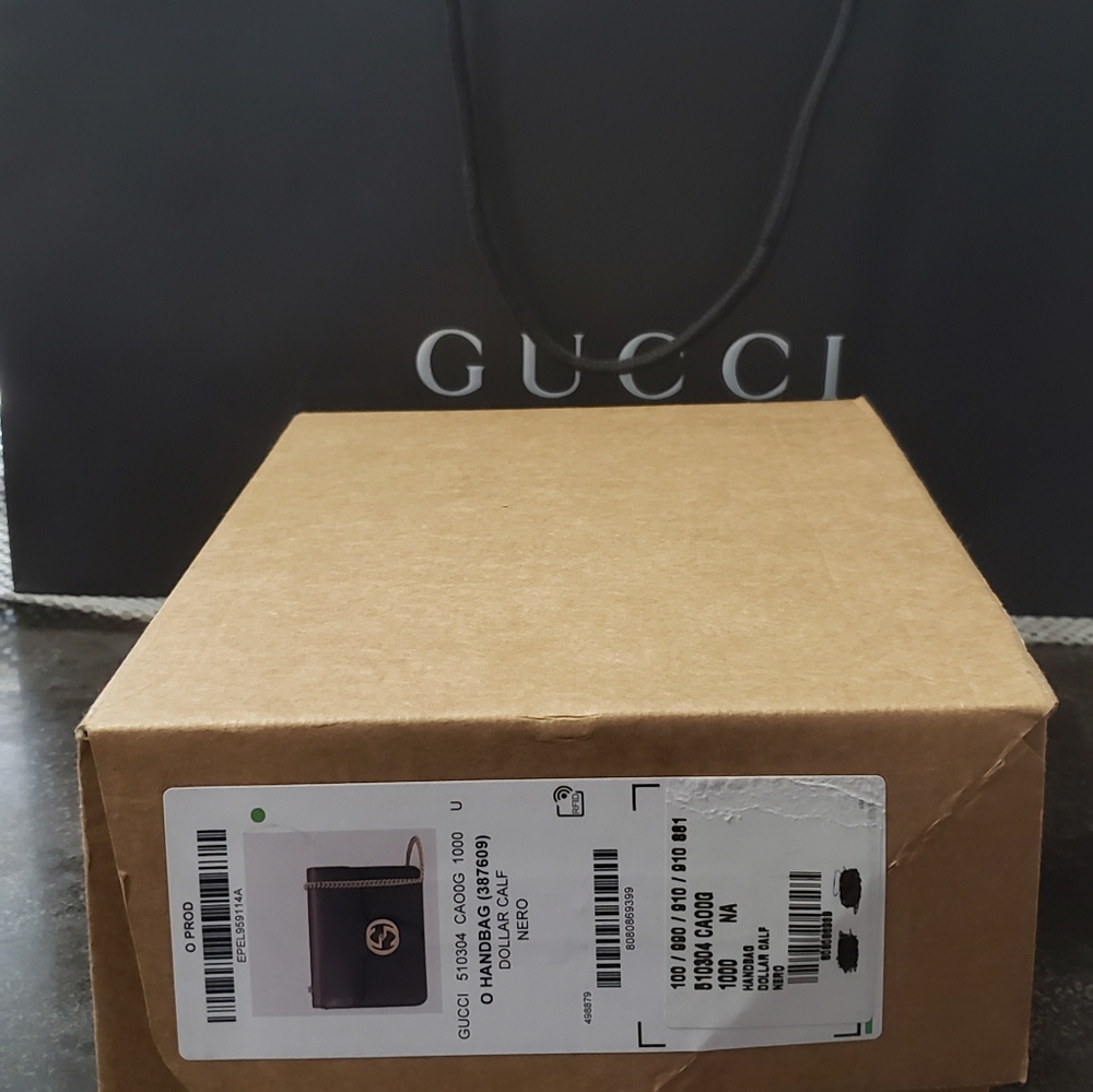 Gucci Dollar Calf Nero handbag - Picture 5 of 6